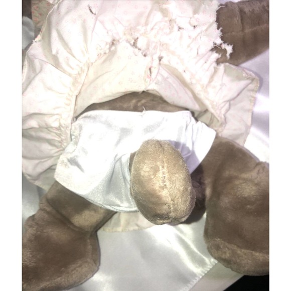 Vntg Ganz Bros Retired Wrinkles Toy Stuffed Plush Puppet Dog (Flawed Dress) 1981 - Picture 7 of 11